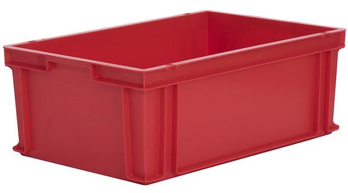 Red Euro Stacking Container
